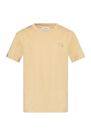 Burberry T-shirt with embroidered logo | Men's | Vitkac